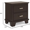image:imageSignature Design by Ashley Covetown 2 Drawer Nightstand Dark Brown