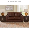 image:imageSignature Design by Ashley Creazzo Oversized Brown Leather Accent ChairLoveseat