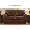 image:imageSignature Design by Ashley Creazzo Oversized Brown Leather Accent ChairLoveseat