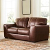 image:imageSignature Design by Ashley Creazzo Oversized Brown Leather Accent ChairLoveseat