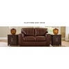 image:imageSignature Design by Ashley Creazzo Oversized Brown Leather Accent ChairLoveseat