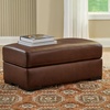 image:imageSignature Design by Ashley Creazzo Oversized Brown Leather Accent ChairOttoman