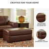 image:imageSignature Design by Ashley Creazzo Oversized Brown Leather Accent ChairOttoman