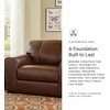 image:imageSignature Design by Ashley Creazzo Oversized Brown Leather Accent ChairOversized Chair