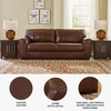 image:imageSignature Design by Ashley Creazzo Oversized Brown Leather Accent ChairSofa