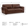 image:imageSignature Design by Ashley Creazzo Oversized Brown Leather Accent ChairSofa
