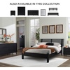 image:imageSignature Design by Ashley Danziar Modern Queen Slat Panel Platform Bed Foundation or Box Spring Not Needed Black