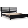 image:imageSignature Design by Ashley Danziar Platform King Bed No Box Spring Needed Engineered Wood and Decorative Laminate Modern Bedroom Upgrade Matte Black King