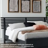 image:imageSignature Design by Ashley Danziar Platform King Bed No Box Spring Needed Engineered Wood and Decorative Laminate Modern Bedroom Upgrade Matte Black King