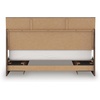 image:imageSignature Design by Ashley Darcalli MidCentury Modern Panel Headboard Queen BrownKing