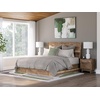 image:imageSignature Design by Ashley Darcalli MidCentury Modern Panel Headboard Queen BrownKing