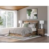 image:imageSignature Design by Ashley Darcalli MidCentury Modern Panel Headboard Queen BrownQueen