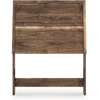 image:imageSignature Design by Ashley Darcalli MidCentury Modern Panel Headboard Queen BrownTwin