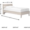 image:imageSignature Design by Ashley Deanlow Full Bookcase Storage Bed HoneyLight Beige