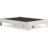 image:imageSignature Design by Ashley Deanlow Full Platform Bed Frame No Box Spring Required Engineered Wood and Laminate MidCentury Modern Furniture for Bedrooms Honey BrownLight Beige