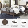 image:imageSignature Design by Ashley Deanlow Full Platform Bed Frame No Box Spring Required Engineered Wood and Laminate MidCentury Modern Furniture for Bedrooms Honey BrownMocha Brown