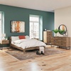 image:imageSignature Design by Ashley Deanlow Full Platform Bed Frame No Box Spring Required Engineered Wood and Laminate MidCentury Modern Furniture for Bedrooms Honey BrownHoney Brown