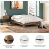 image:imageSignature Design by Ashley Deanlow Full Platform Bed Frame No Box Spring Required Engineered Wood and Laminate MidCentury Modern Furniture for Bedrooms Honey BrownHoney Brown