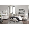 image:imageSignature Design by Ashley Deanlow Full Platform Bed Frame No Box Spring Required Engineered Wood and Laminate MidCentury Modern Furniture for Bedrooms Honey BrownNatural