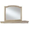 image:imageSignature Design by Ashley Demarlos French Country Bedroom Mirror 42W x 35H Parchment White