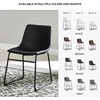 image:imageSignature Design by Ashley Dining Chairs Set of 2 Mid Century Gold ToastBlack