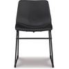 image:imageSignature Design by Ashley Dining Chairs Set of 2 Mid Century Gold ToastBlack