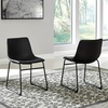 image:imageSignature Design by Ashley Dining Chairs Set of 2 Mid Century Gold ToastBlack