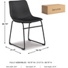 image:imageSignature Design by Ashley Dining Chairs Set of 2 Mid Century Gold ToastBlack