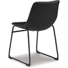 image:imageSignature Design by Ashley Dining Chairs Set of 2 Mid Century Gold ToastBlack