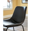image:imageSignature Design by Ashley Dining Chairs Set of 2 Mid Century Gold ToastBlack