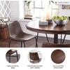 image:imageSignature Design by Ashley Dining Chairs Set of 2 Mid Century Gold ToastBrown