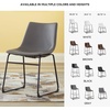 image:imageSignature Design by Ashley Dining Chairs Set of 2 Mid Century Gold ToastGrey