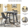 image:imageSignature Design by Ashley Dining Chairs Set of 2 Mid Century Gold ToastGrey