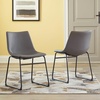 image:imageSignature Design by Ashley Dining Chairs Set of 2 Mid Century Gold ToastGrey