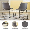 image:imageSignature Design by Ashley Dining Chairs Set of 2 Mid Century Gold ToastGrey
