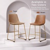 image:imageSignature Design by Ashley Dining Chairs Set of 2 Mid Century Gold ToastToast