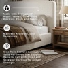 image:imageSignature Design by Ashley Dolante Upholstered King Size Bed Frame BeigeBeige