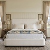image:imageSignature Design by Ashley Dolante Upholstered King Size Bed Frame BeigeBeige
