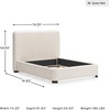 image:imageSignature Design by Ashley Dolante Upholstered King Size Bed Frame BeigeBeige
