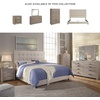 image:imageSignature Design by Ashley Dolante Upholstered King Size Bed Frame BeigeGray Tufted