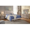 image:imageSignature Design by Ashley Dolante Upholstered King Size Bed Frame BeigeGray Tufted