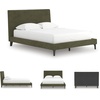 image:imageSignature Design by Ashley Dolante Upholstered King Size Bed Frame BeigeSage Green