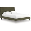 image:imageSignature Design by Ashley Dolante Upholstered King Size Bed Frame BeigeSage Green