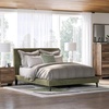 image:imageSignature Design by Ashley Dolante Upholstered King Size Bed Frame BeigeSage Green