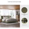 image:imageSignature Design by Ashley Dolante Upholstered King Size Bed Frame BeigeSage Green