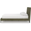 image:imageSignature Design by Ashley Dolante Upholstered King Size Bed Frame BeigeSage Green
