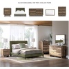image:imageSignature Design by Ashley Dolante Upholstered King Size Bed Frame BeigeSage Green