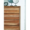 image:imageSignature Design by Ashley Dressonni Farmhouse 5Drawer Chest of Drawers with Beveled Edge and Felt Lining Light BrownBrown