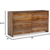 image:imageSignature Design by Ashley Dressonni Farmhouse 6Drawer Dresser with Beveled Edge and Felt Lining Light BrownBrown