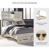 image:imageSignature Design by Ashley Drystan Twin Panel Bed with Light Rustic BrownFull